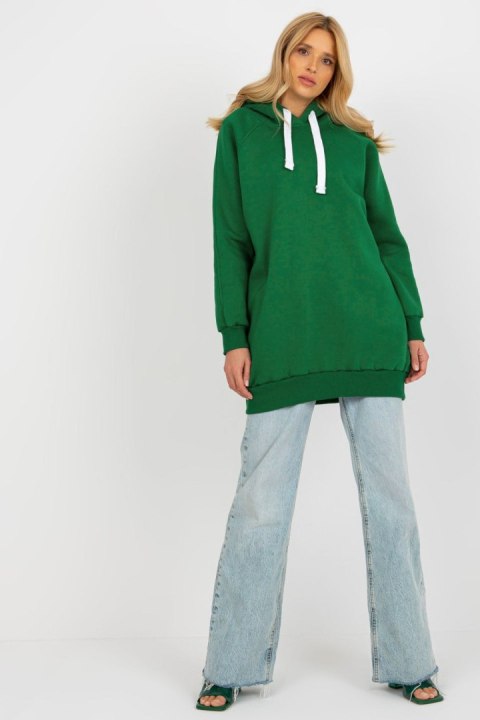 Bluza Damska Model EM-BL-695.25X Dark Green - Ex Moda Bluza Damska Model EM-BL-695.25X Dark Green - Ex Moda