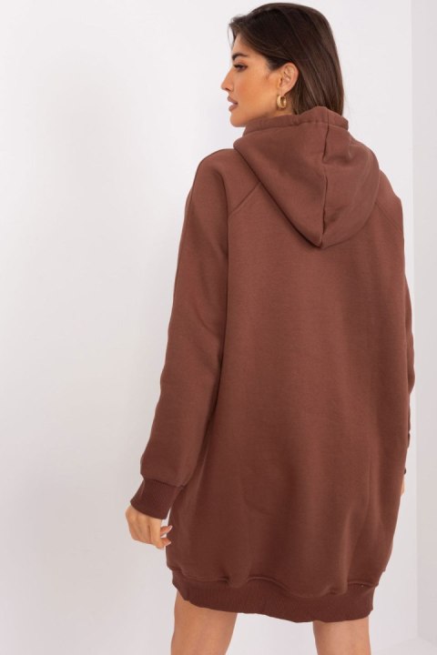 Bluza Damska Model EM-BL-704.99P Brown - Ex Moda Bluza Damska Model EM-BL-704.99P Brown - Ex Moda