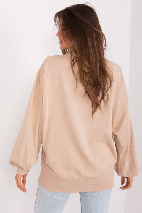 Bluza Damska Model EM-BL-716.14 Beige - Ex Moda Bluza Damska Model EM-BL-716.14 Beige - Ex Moda