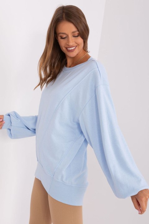 Bluza Damska Model EM-BL-716.14 Light Blue - Ex Moda Bluza Damska Model EM-BL-716.14 Light Blue - Ex Moda