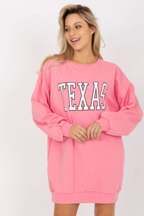 Bluza Damska Model EM-BL-U719.82P Pink - Ex Moda Bluza Damska Model EM-BL-U719.82P Pink - Ex Moda