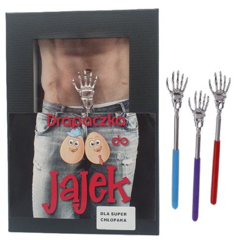 Drapaczka do jajek w ozdobnym opakowaniu dla Super Chłopaka Drapaczka do jajek w ozdobnym opakowaniu dla Super Chłopaka