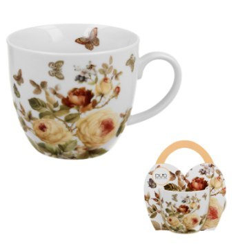 Kubek 460 ml w "koszyczku" ZAHRA