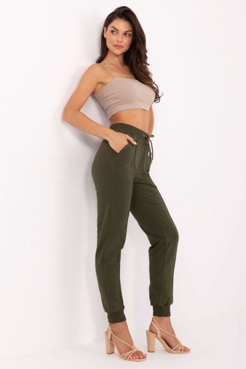 Spodnie Dresowe Model CLM-DR-1275.30 Khaki - Factory Price Spodnie Dresowe Model CLM-DR-1275.30 Khaki - Factory Price