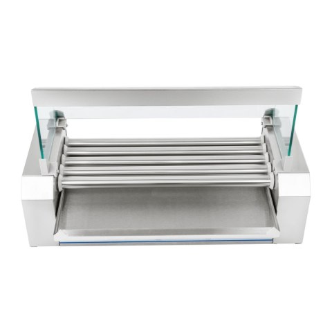Grill rolkowy z pokrywą roller grill podgrzewacz do parówek 5 rolek Grill rolkowy z pokrywą roller grill podgrzewacz do parówek 5 rolek