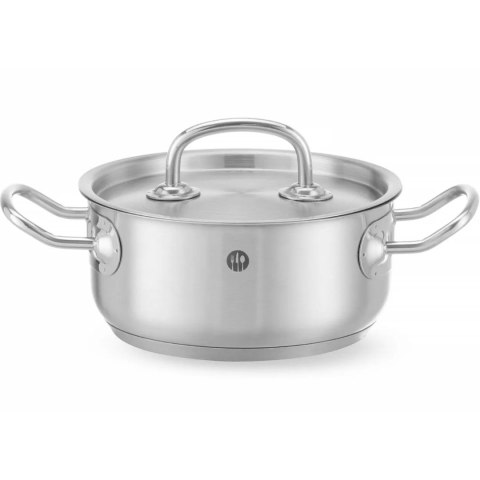 Garnek niski Kitchen Line z pokrywką 1,5 l śr. 160 x 75 h - Hendi 836002 Garnek niski Kitchen Line z pokrywką 1,5 l śr. 160 x 75 h - Hendi 836002
