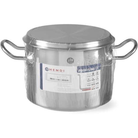 Garnek średni Profi Line z pokrywką 7 l śr. 240 x 150 h - Hendi 831403 Garnek średni Profi Line z pokrywką 7 l śr. 240 x 150 h - Hendi 831403