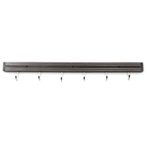 Listwa magnetyczna na noże z haczykami dł. 600 mm - Hendi 820407 Listwa magnetyczna na noże z haczykami dł. 600 mm - Hendi 820407