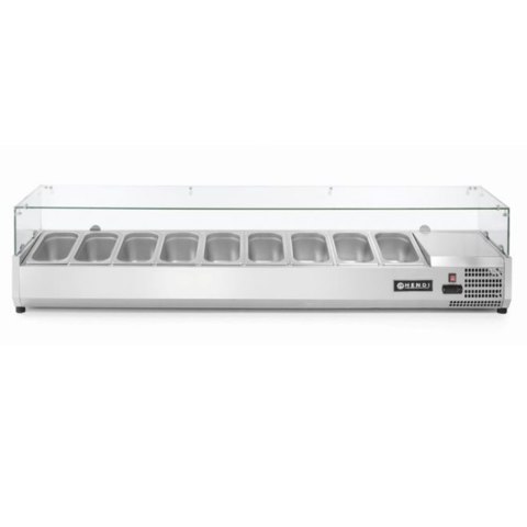 Nadstawa z witryną chłodniczą 9 x GN 1/3 szer. 200cm - Hendi 232996 Nadstawa z witryną chłodniczą 9 x GN 1/3 szer. 200cm - Hendi 232996