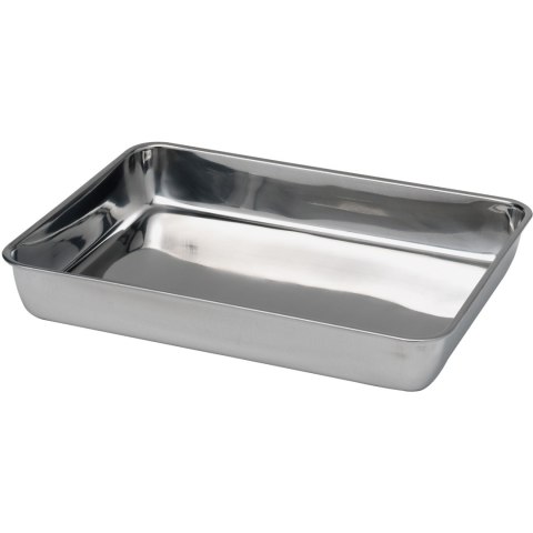Pojemnik taca na mięso i żywność ze stali chromowej 310x240x48mm - Hendi 508206 Pojemnik taca na mięso i żywność ze stali chromowej 310x240x48mm - Hendi 508206