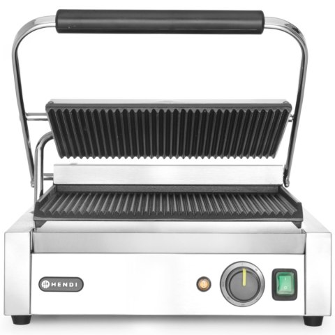 Kontakt grill kontaktowy PANINI ryflowany 2200W - Hendi 263655 Kontakt grill kontaktowy PANINI ryflowany 2200W - Hendi 263655