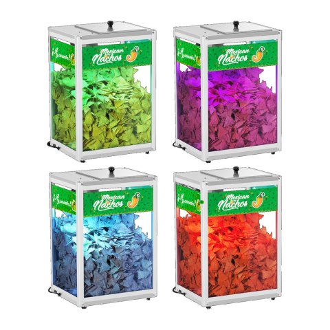 Podświetlany podgrzewacz do nachos popcornu orzeszków LED 100W Royal Catering RCNW-1L Podświetlany podgrzewacz do nachos popcornu orzeszków LED 100W Royal Catering RCNW-1L