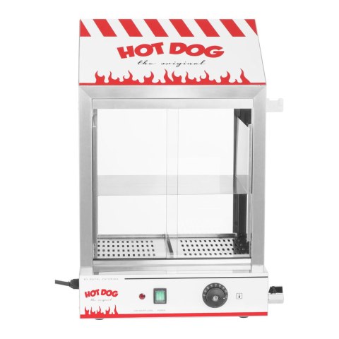 Podgrzewacz witryna grzewcza do 200 hot dogów parówek 50 bułek 2000W Royal Catering RCHW 2000 Podgrzewacz witryna grzewcza do 200 hot dogów parówek 50 bułek 2000W Royal Catering RCHW 2000