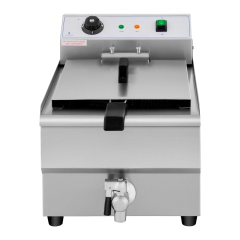 Frytownica nastawna gastronomiczna elektryczna z kranem 230 V 3500W 16 L Frytownica nastawna gastronomiczna elektryczna z kranem 230 V 3500W 16 L