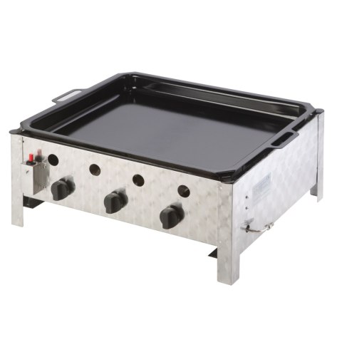 Patelnia gazowa grill gazowy z patelnią 3 - palnikowy PELVIS 10 kW Patelnia gazowa grill gazowy z patelnią 3 - palnikowy PELVIS 10 kW