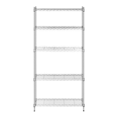 Regał magazynowy druciany ażurowy kolor szary 180x90x35cm do 250kg Regał magazynowy druciany ażurowy kolor szary 180x90x35cm do 250kg