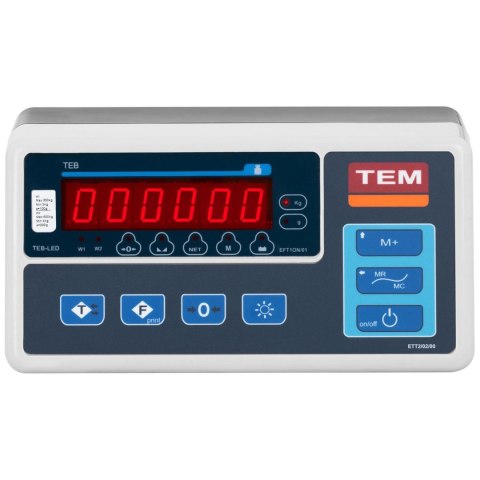 Waga platformowa przemysłowa interfejs RS232 600 kg / 0,2 kg LED M LEGALIZACJA Waga platformowa przemysłowa interfejs RS232 600 kg / 0,2 kg LED M LEGALIZACJA