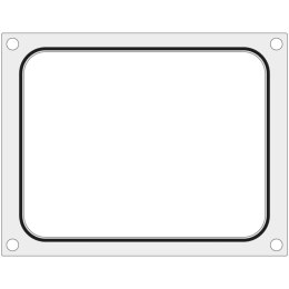 Matryca forma do zgrzewarek MCS na tackę bez podziału 227x178 mm - Hendi 805442