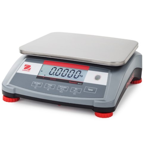 Waga stołowa przemysłowa kompaktowa elektroniczna RANGER 3000 3kg / 0.1g - OHAUS R31P3 Waga stołowa przemysłowa kompaktowa elektroniczna RANGER 3000 3kg / 0.1g - OHAUS R31P3