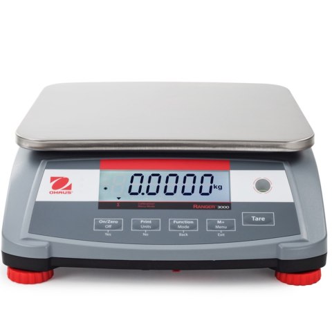Waga stołowa przemysłowa profesjonalna z akumulatorem RANGER 3000 30kg / 1g - OHAUS R31P30 Waga stołowa przemysłowa profesjonalna z akumulatorem RANGER 3000 30kg / 1g - OHAUS R31P30