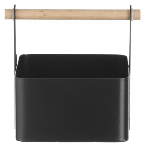 Organizer koszyk stołowy na przyprawy z drewnianą rączką 17x13x16 cm - Hendi 427057 Organizer koszyk stołowy na przyprawy z drewnianą rączką 17x13x16 cm - Hendi 427057