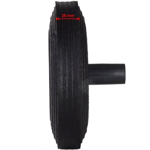 Koło kółko do kubła kontenera na odpady gumowe śr. 200mm Koło kółko do kubła kontenera na odpady gumowe śr. 200mm