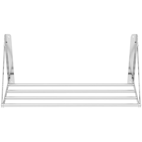 Półka ścienna składana ze stali nierdzewnej do 40 kg 80 x 30 cm Półka ścienna składana ze stali nierdzewnej do 40 kg 80 x 30 cm
