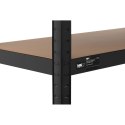Regał magazynowy metalowy 5 półek 875 kg 90 x 40 x 180 cm szaroniebieski 2 szt.