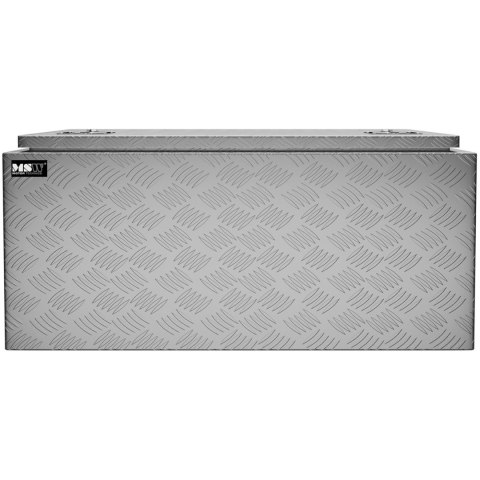 Skrzynia narzędziowa transportowa aluminiowa zamykana na klucz 119 l 91 x 45 x 44.5 cm Skrzynia narzędziowa transportowa aluminiowa zamykana na klucz 119 l 91 x 45 x 44.5 cm