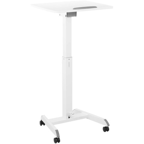 Stolik stojak pod laptopa odchylany regulowany na kółkach 60 x 52 cm 760 - 1130 mm Stolik stojak pod laptopa odchylany regulowany na kółkach 60 x 52 cm 760 - 1130 mm