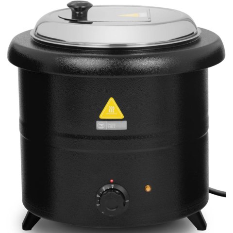 Kociołek termos garnek elektryczny do zupy 13 l 600 W czarny Kociołek termos garnek elektryczny do zupy 13 l 600 W czarny