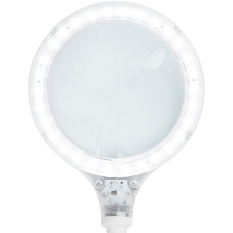 Lampa kosmetyczna warsztatowa powiększająca 5 dioptrii 30x LED śr. 125 mm Lampa kosmetyczna warsztatowa powiększająca 5 dioptrii 30x LED śr. 125 mm