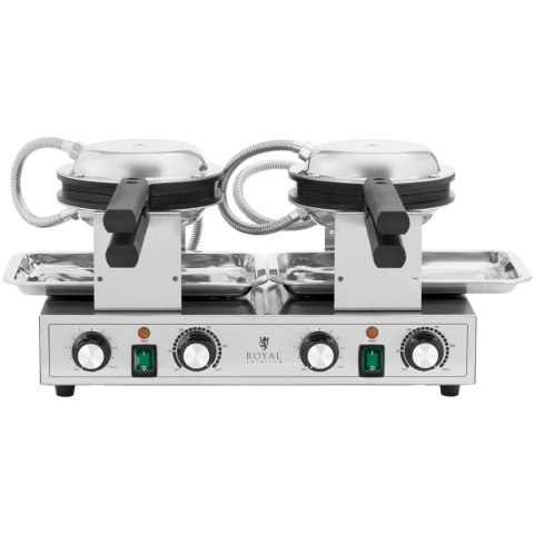 Gofrownica bąbelkowa podwójna do gofrów bubble waffle TEFLON 2 x 1400 W Gofrownica bąbelkowa podwójna do gofrów bubble waffle TEFLON 2 x 1400 W