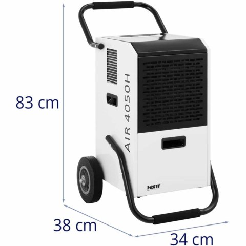 Osuszacz powietrza pochłaniacz wilgoci przemysłowy budowlany 860 W 628 m3/h do 65 m2 Osuszacz powietrza pochłaniacz wilgoci przemysłowy budowlany 860 W 628 m3/h do 65 m2