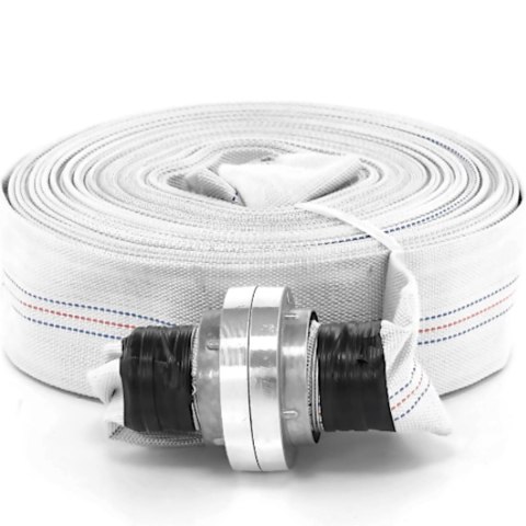 Wąż parciany płaski strażacki do wody ze złączem storz 2'' 52 mm 8-24 bar 30 m Wąż parciany płaski strażacki do wody ze złączem storz 2'' 52 mm 8-24 bar 30 m