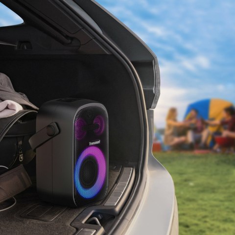Głośnik bezprzewodowy Bluetooth 60W Halo 100 czarny Głośnik bezprzewodowy Bluetooth 60W Halo 100 czarny