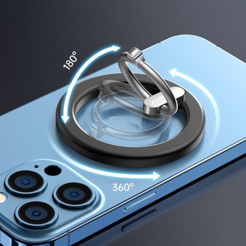 Uchwyt samochodowy to telefonu magnetyczny ring podstawka czarny Uchwyt samochodowy to telefonu magnetyczny ring podstawka czarny