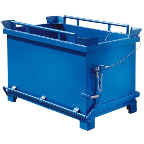 Kontener pojemnik z uchylnym otwieranym dnem klapowym 600L Kontener pojemnik z uchylnym otwieranym dnem klapowym 600L
