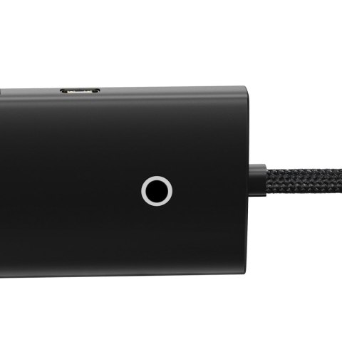 HUB adapter USB-A do 4xUSB-A 3.0 5Gb/s Lite Series czarny HUB adapter USB-A do 4xUSB-A 3.0 5Gb/s Lite Series czarny