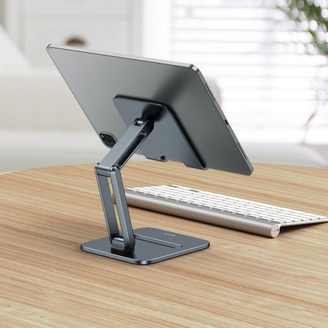 Podstawka stojak metalowy do smartfona Desktop Biaxial Foldable do 13" szary Podstawka stojak metalowy do smartfona Desktop Biaxial Foldable do 13" szary