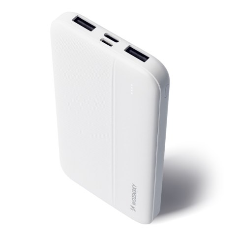 Powerbank Li-Po 10000mAh 2xUSB biały Powerbank Li-Po 10000mAh 2xUSB biały