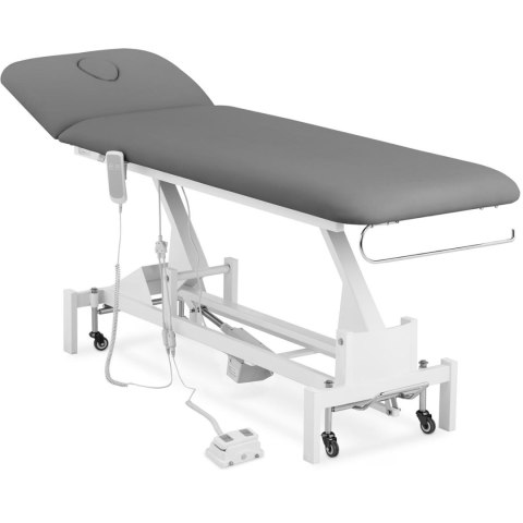 Łóżko stół kosmetyczny do masażu elektryczny 1 silnik 200 kg LILLE - szary Łóżko stół kosmetyczny do masażu elektryczny 1 silnik 200 kg LILLE - szary
