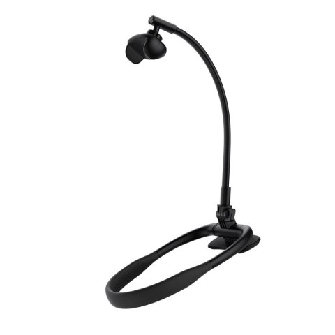 Uniwersalny uchwyt stojak na telefon na szyję ComfortJoy Series czarny Uniwersalny uchwyt stojak na telefon na szyję ComfortJoy Series czarny