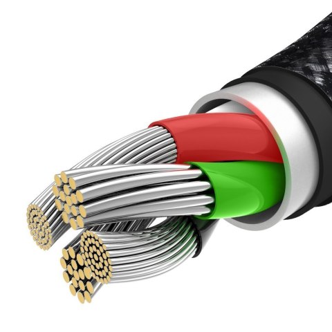 Kabel przewód 3w1 USB USB-C Iphone Lightning microUSB 3.5 A 1.5 m czarny Kabel przewód 3w1 USB USB-C Iphone Lightning microUSB 3.5 A 1.5 m czarny