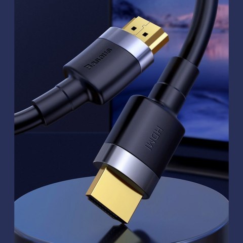Kabel przewód HDMI 2.0 4K 60 Hz 3D 18 Gbps 2 m czarny Kabel przewód HDMI 2.0 4K 60 Hz 3D 18 Gbps 2 m czarny