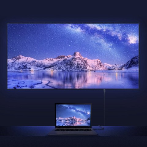 Kabel przewód HDMI 2.0 4K 60 Hz 3D 18 Gbps 2 m czarny Kabel przewód HDMI 2.0 4K 60 Hz 3D 18 Gbps 2 m czarny