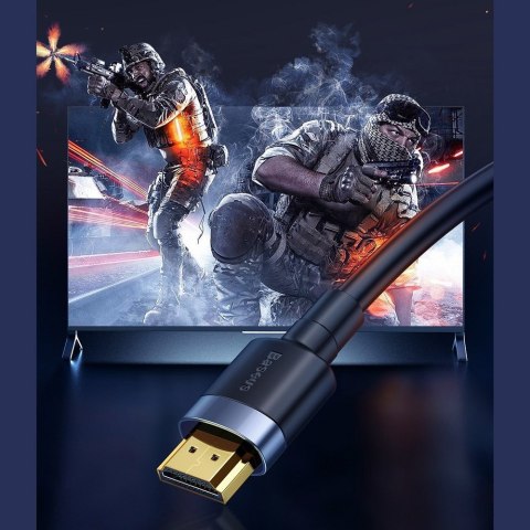 Kabel przewód HDMI 2.0 4K 60 Hz 3D 18 Gbps 2 m czarny Kabel przewód HDMI 2.0 4K 60 Hz 3D 18 Gbps 2 m czarny