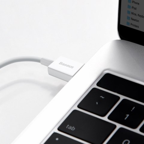 Superior kabel przewód USB Iphone Lightning 2.4A 2m Biały Superior kabel przewód USB Iphone Lightning 2.4A 2m Biały