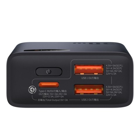 Adaman2 powerbank z wyświetlaczem 10000mAh 2xUSB USB-C Overseas Edition czarny Adaman2 powerbank z wyświetlaczem 10000mAh 2xUSB USB-C Overseas Edition czarny