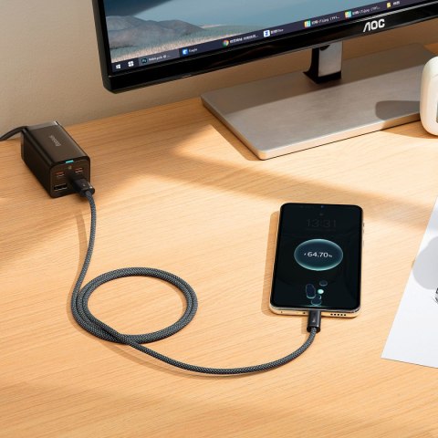 Dynamic Series kabel USB USB-C 100W 1m szary Dynamic Series kabel USB USB-C 100W 1m szary